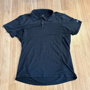 Men’s KÜHL Engineered Polo Shirt - Black - Outdoor Performance - Large
